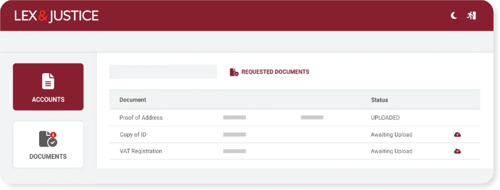 ajs firm management software client portal